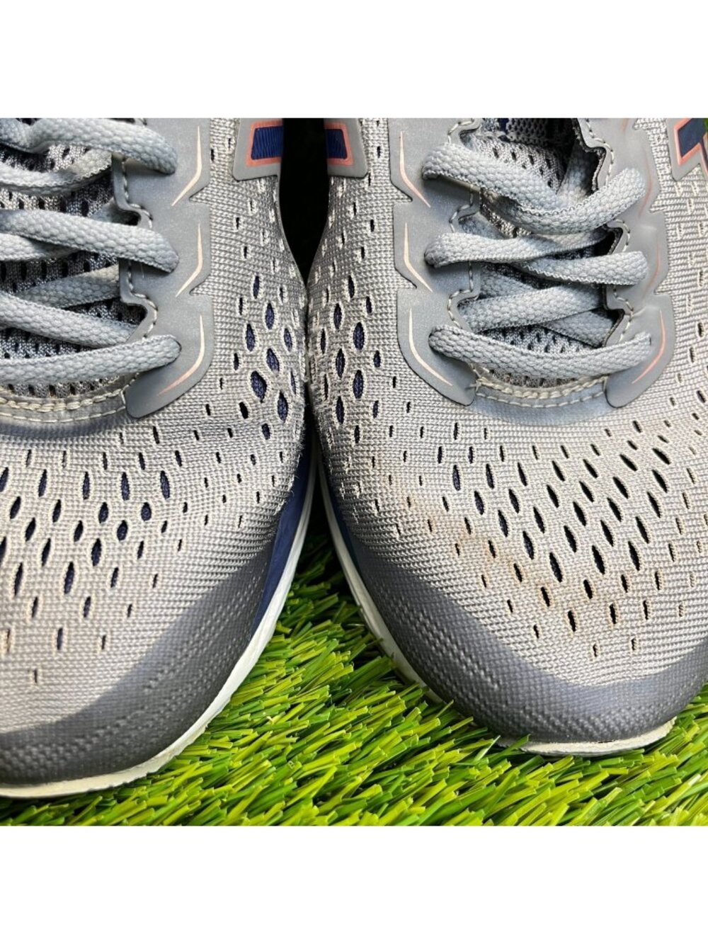 Asics Gel-Cumulus 21 Womens Size 8D‎ Gray Blue Athletic Running Shoes Sneakers